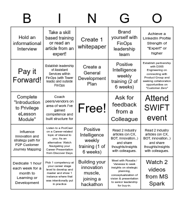 Jovalene's Bingo Card Bingo Card