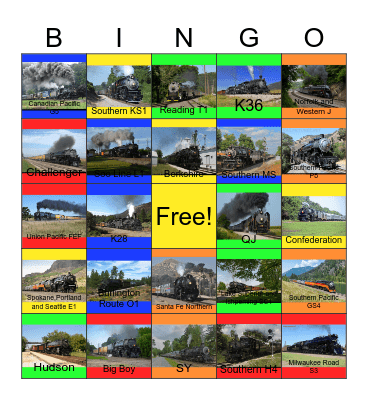 Steamy Summer Bingo Card