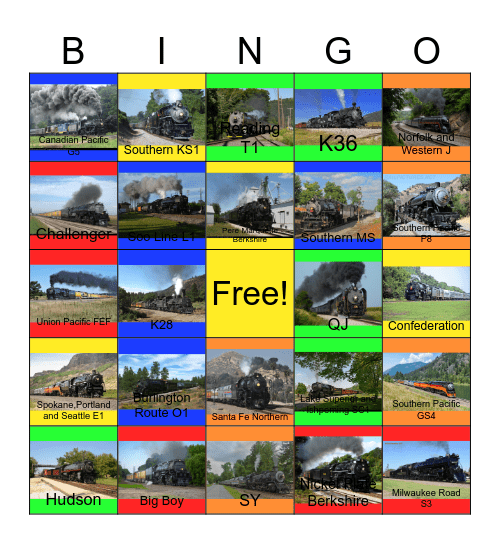 Steamy Summer Bingo Card