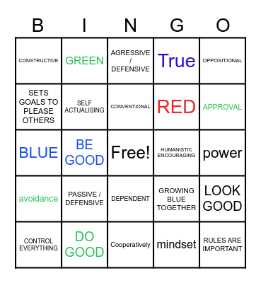 ARC Culture Vulture Bingo Card