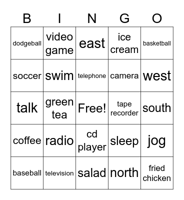 YM REVIEW Bingo Card