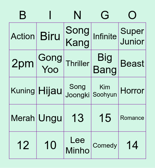 BINGO With Deuflix 💋😻 Bingo Card