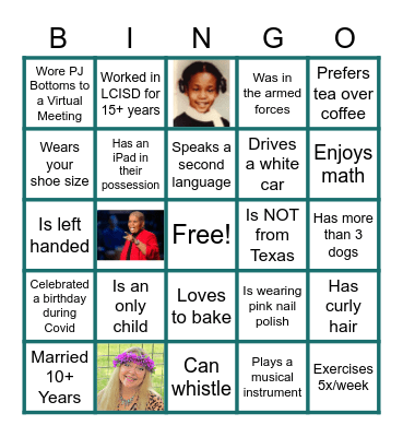 Special Sites Getting to Know You BINGO! Bingo Card