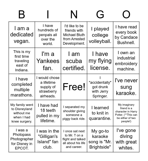 LLM Bingo Card Bingo Card