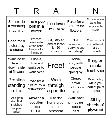 Home Depot Bingo Card