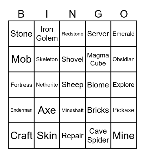 Dvaith's Birthday Bingo Card