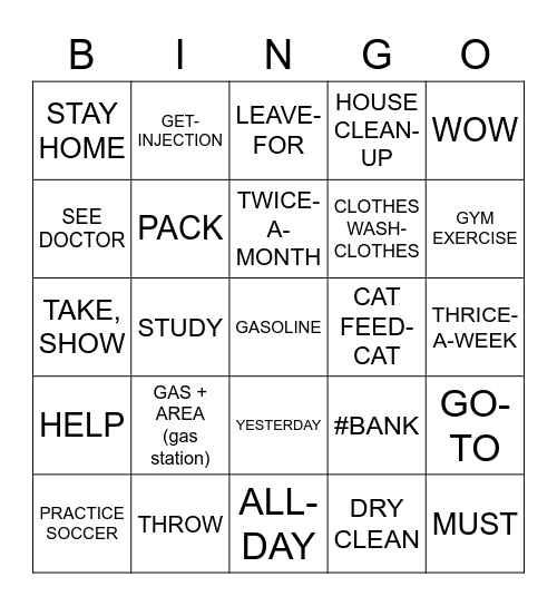 SN, UNIT 5 (5.1 - 5.8) Bingo Card