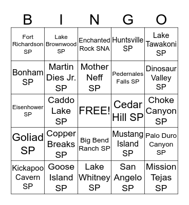 Memorial Weekend Reservations Bingo Card