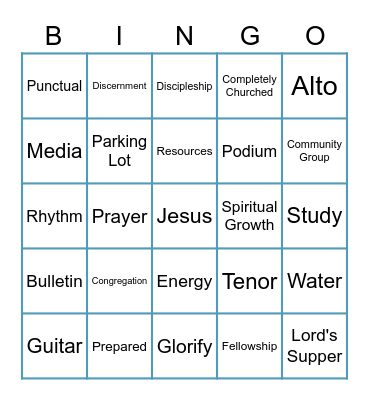 Convergence BINGO Card