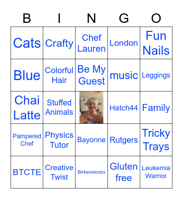 Jasmin's Birthday Bingo Card