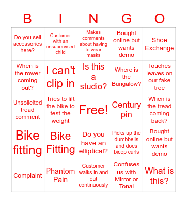 Long Beach Bingo Card