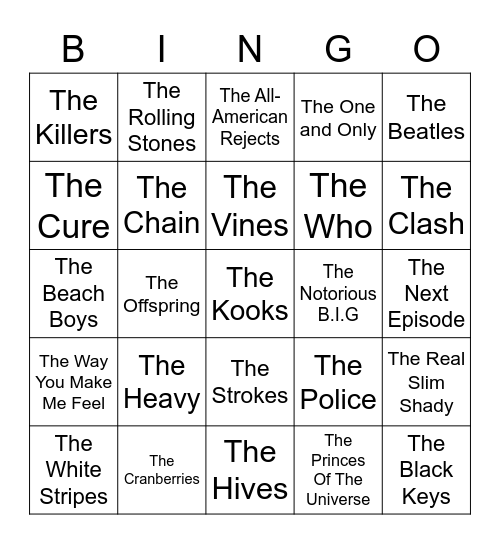 The Bingo Card