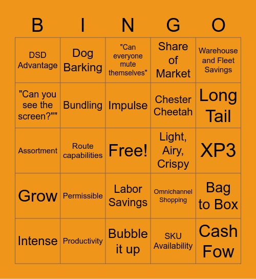 Chester Cheeta's Big Bets 2022 Bingo Card
