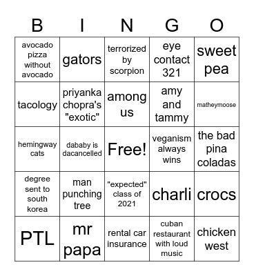 toennecting bingo Card