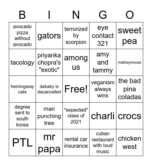 toennecting bingo Card