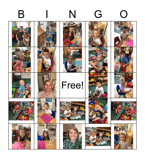 Our Friends Bingo Card