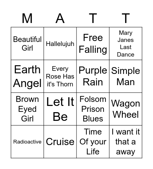 CHURCH Bingo Card