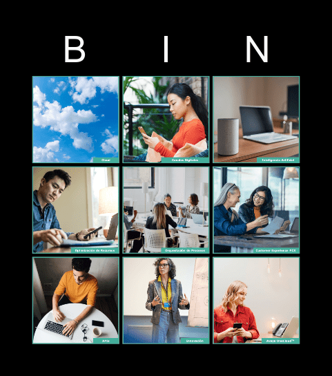Webinar #2 - Digital Bank & Avaya Bingo Card