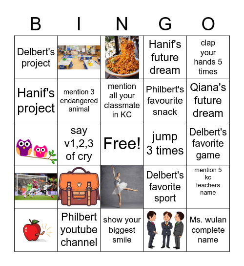 KNOWING EL 5 DEEPER Bingo Card
