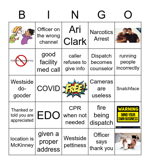 'SPATCH BINGO Card