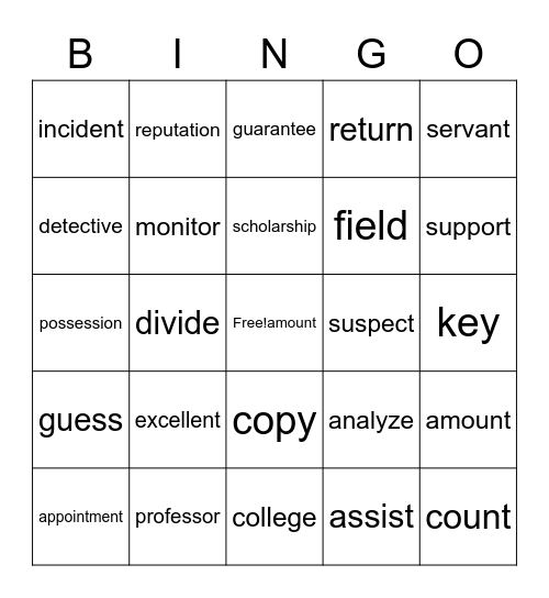 units 6 & 7 semmul Bingo Card