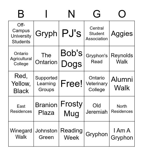 SEAL Epic Bingo Card