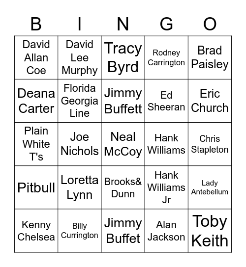 Drunk Bingo Card