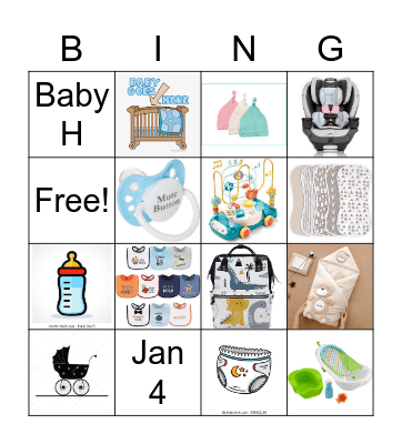 BABY BINGO Card