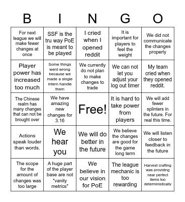 Chris Wilson Interview Bingo Chart Bingo Card