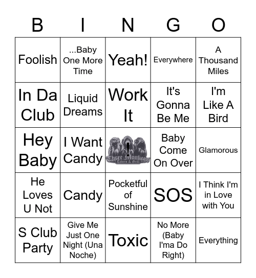 Y2K Bingo Card