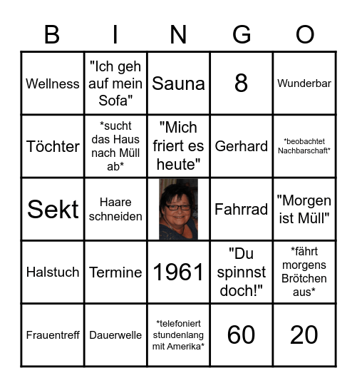 GEBURTSTAGSBINGO Card