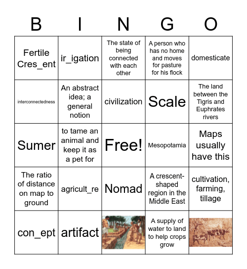 WWPT Spelling List #1 Bingo Card