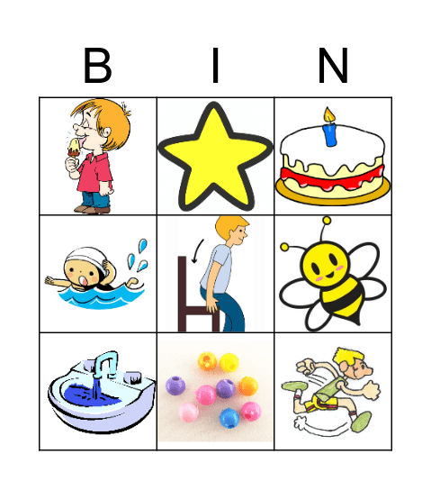 S-Cluster Bingo Card