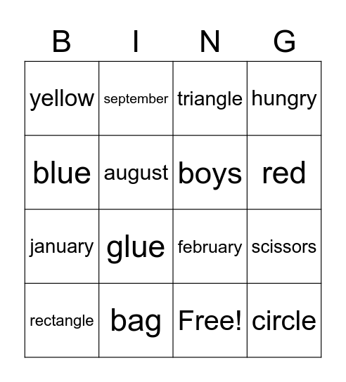 Discovery 1 Adv Week 2 Bingo Card