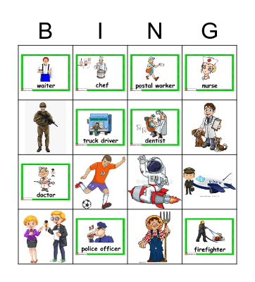 Job Bingo Card