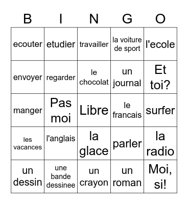 2-1 Review Bingo Card