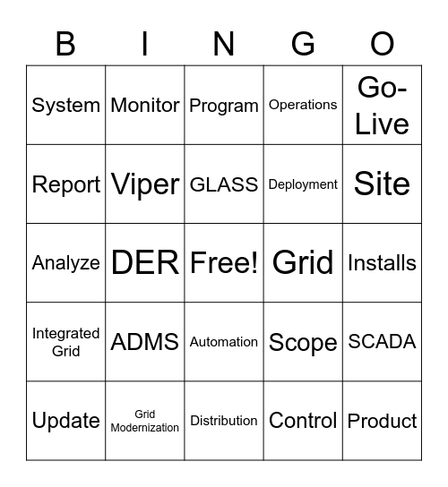 Grid Mod Update - August 2021 Bingo Card