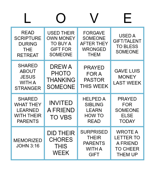 BINGO! FIND SOMEONE WHO... Bingo Card