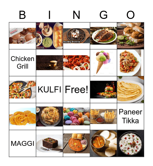 Friday BINGO Game Bingo Card
