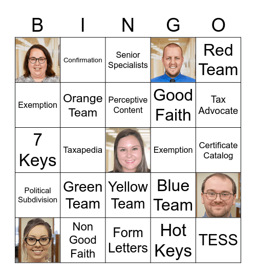 CEAT Bingo Card