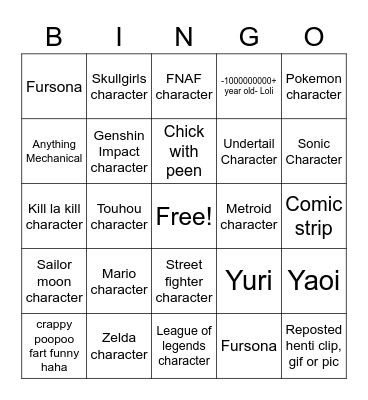 Cultured bingo Card