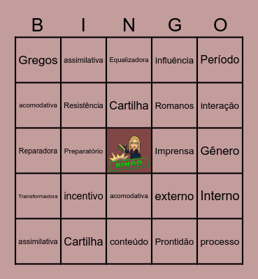 Aula 2 Bingo Card