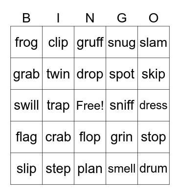 Unit 9 Initial Code Bingo Card