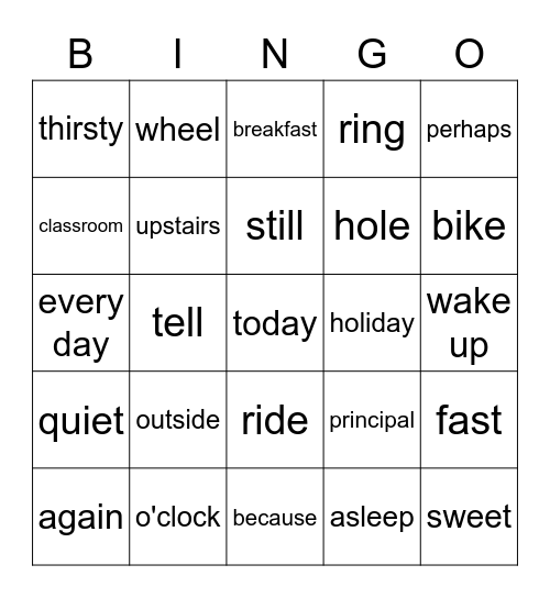 RB 157~180 Bingo Card