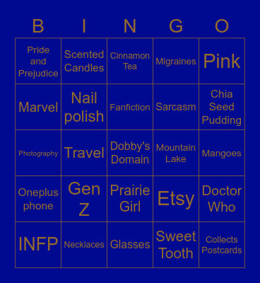 Hailey - Librarian 🔵🦅📚 Bingo Card