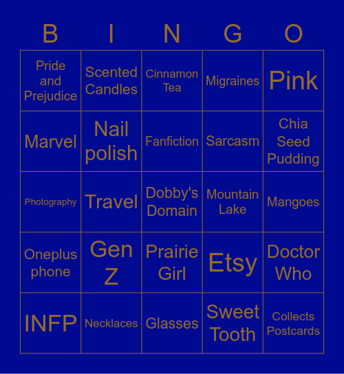 Hailey - Librarian 🔵🦅📚 Bingo Card