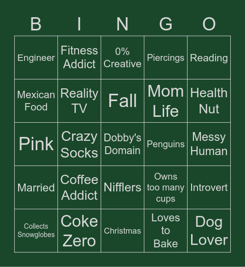 Taylor - Prefect 🟢🐍🎖 Bingo Card