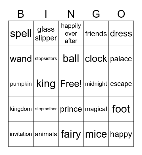 FAIRYTALE! Bingo Card