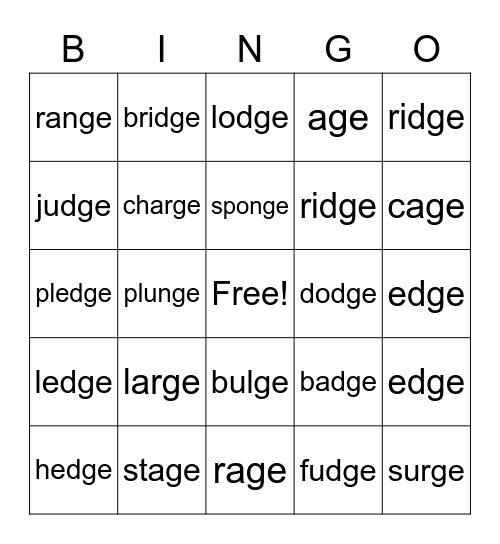 Alan's Sort #41 Bingo Card