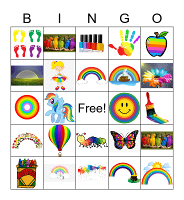 RAINBOW Bingo Card